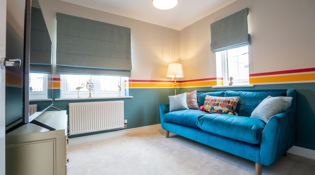 Living area at Whitelands House, Centre, Bicester