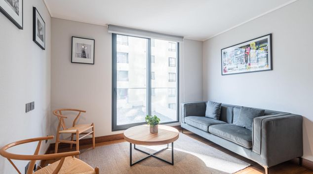 Living room at Uptown Electric, Los Descubridores, Santiago