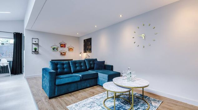 Living room at Whitton Street by Mia Partners, Centre, Northwich