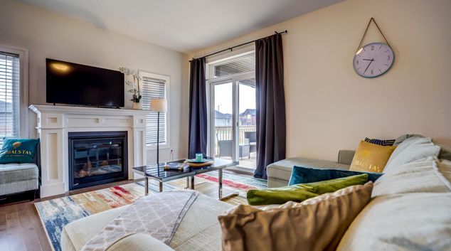 Living room at Mary Rose Avenue, Port Elgin, Saugeen Shores