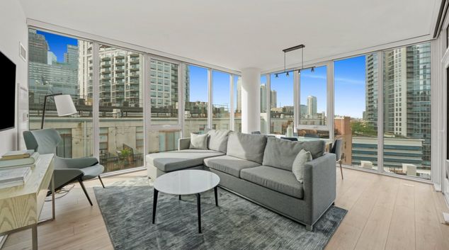 Living room at The Level River North, River North, Chicago