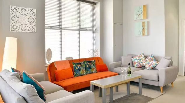 Living room at Ely Road by Mia Partners, Victoria Park, Cardiff