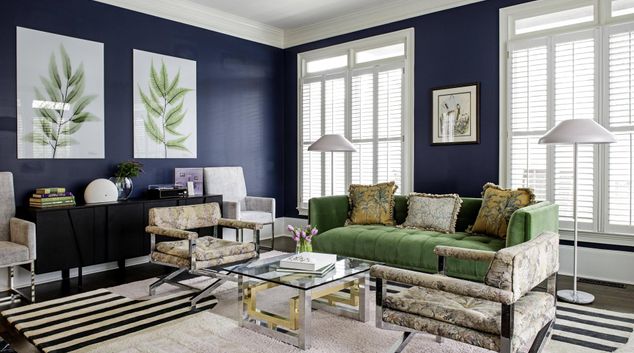 Living room at Eclectic Avenue, Little Five Points, Atlanta