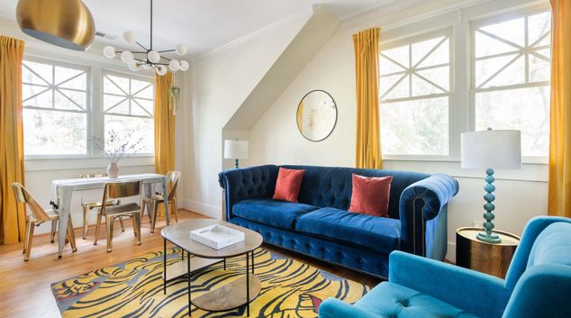 Living area at 1065 Washita Ave, Little Five Points, Atlanta