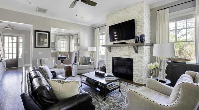 Living room at 1351 Booth Ave, Blandtown, Atlanta