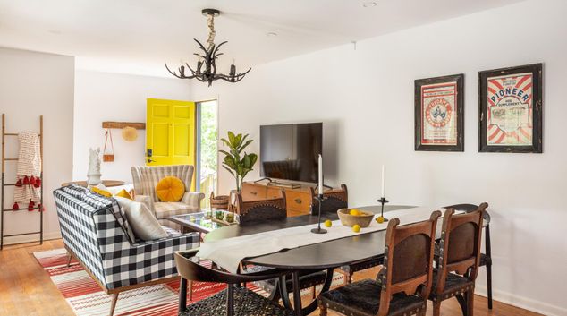 Living room at 1393 Markan Drive, Morningside-Lenox Park, Atlanta