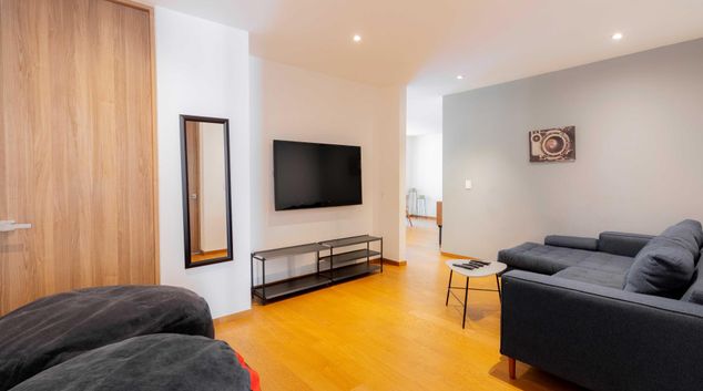 Living room at Calle Socrates 127, Polanco II Secc, Mexico City