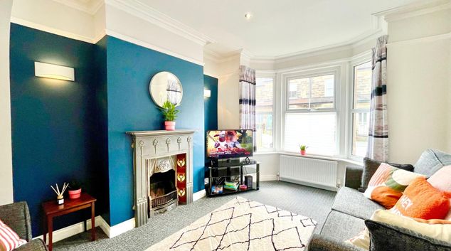 Living room at Newnham Terrace, High Harrogate, Harrogate