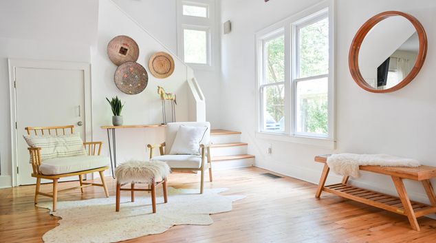 Living room at The Berean Dream, Cabbagetown, Atlanta