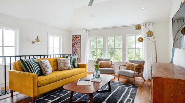 Living room at 242 Howard St. NE, Kirkwood, Atlanta