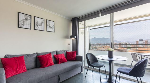 Living room at Carlos Vistas, Roncesvalles, Santiago
