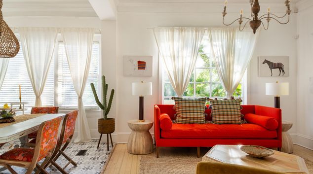 Living room at Pavillion Street, Grant Park, Atlanta