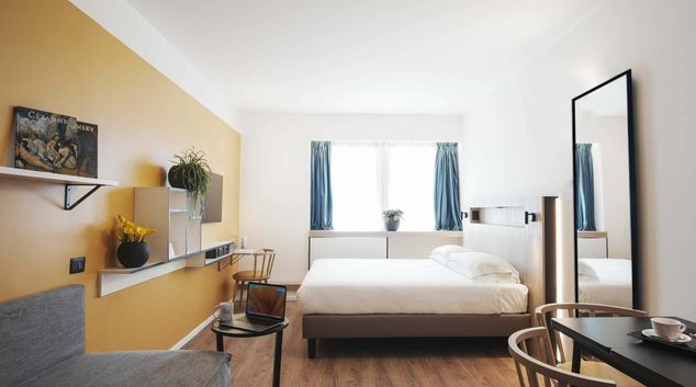Living area at Aparthotel Colombo Roma, Garbatella, Rome