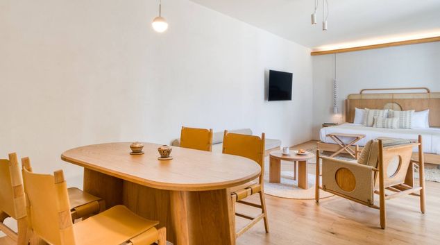 Living area at Casa Ofelia, Polanco, Mexico City