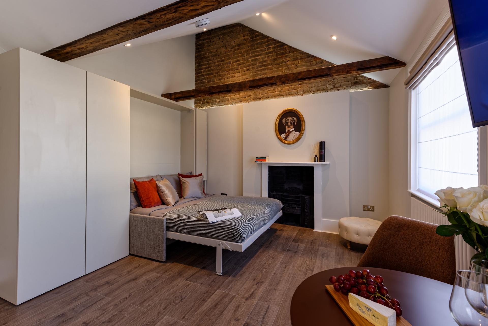 Bedroom at York Street Apartments, Marylebone, London