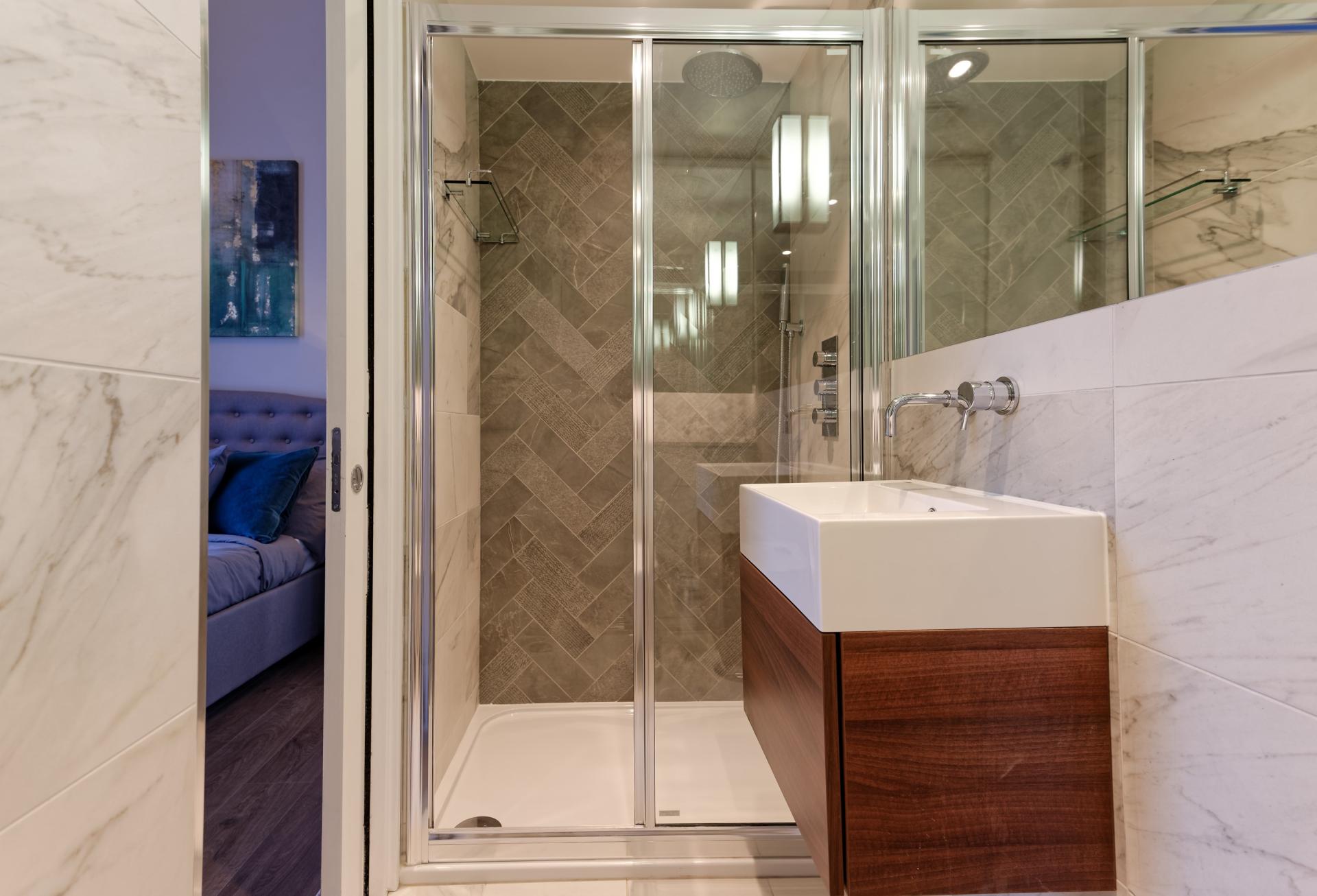 Bathroom at York Street Apartments, Marylebone, London