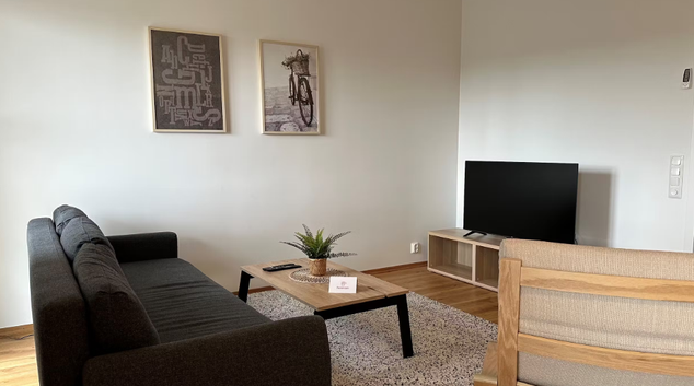 Living room at Condeep Veien 7, Hinna, Stavanger