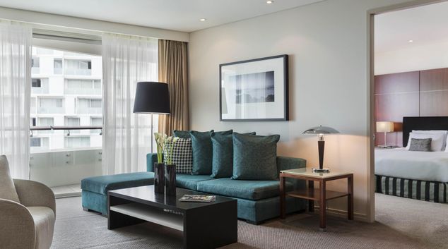 Living room at Pullman Auckland Hotel & Apartments, Centre, Auckland