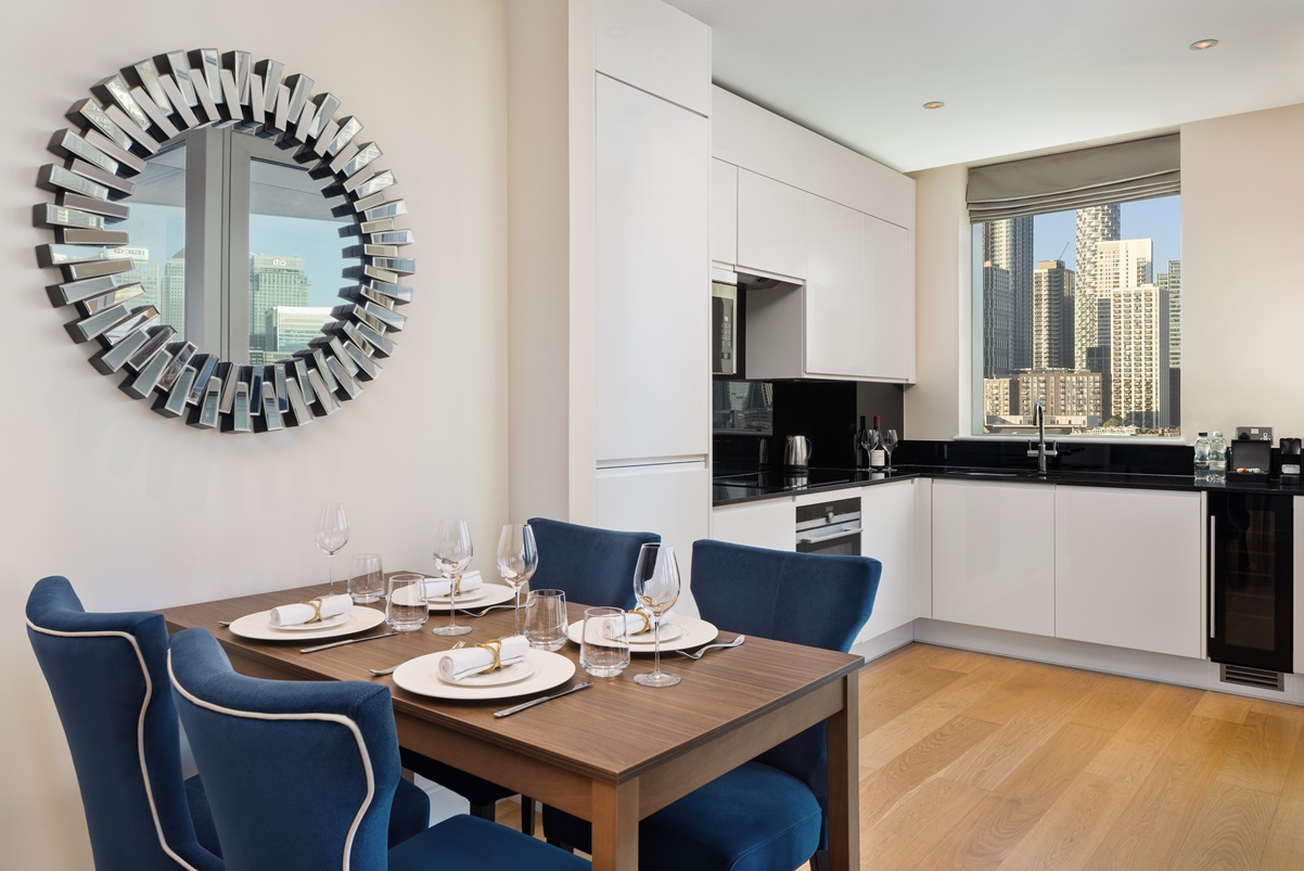 Dining view at InterContinental London - The O2, Greenwich, London
