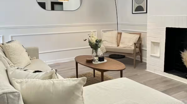 Living room at Dean Street by Mia Partners, Barnardtown, Newport