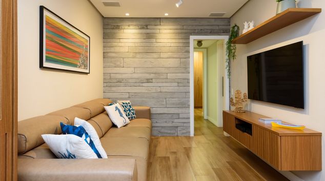 Living area at Estoril II Deluxe, Leblon, Rio de Janeiro