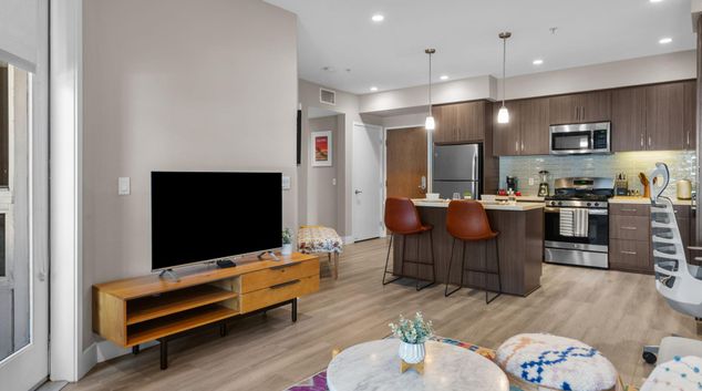 Living room at Avalon West Hollywood by Anyplace, West Hollywood, Los Angeles