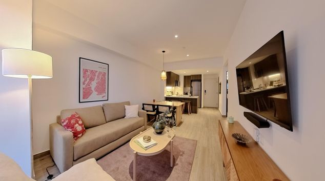Living area at Gran Ciudad Nuevo Polanco, Granada, Mexico City