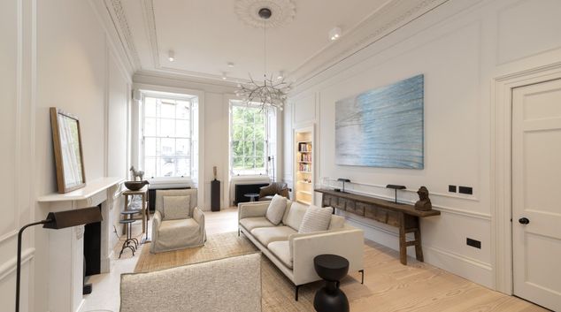 Living area at Windsor Street, Abbeyhill, Edinburgh