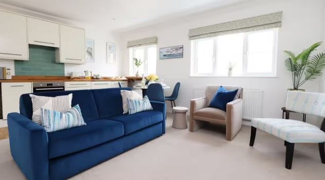 Living room at Mayville Apartment by Mia Partners, Centre, Tenby