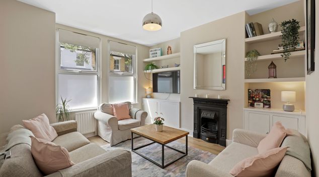 Living room at Fingal Street, Greenwich, London