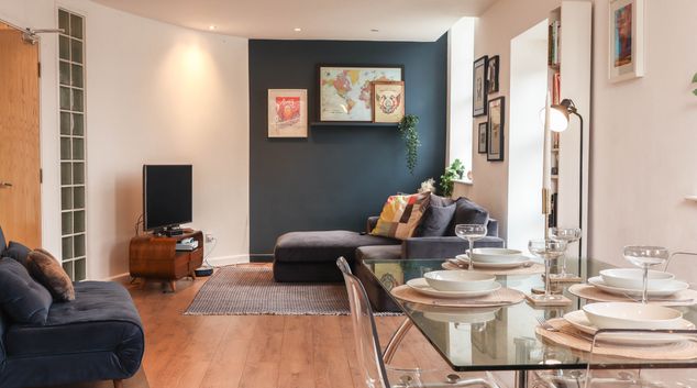 Living room at Water Lane, The Calls, Leeds