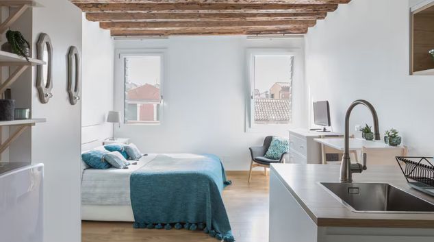 Living area at Sarasina Apartments, Centre, Venice