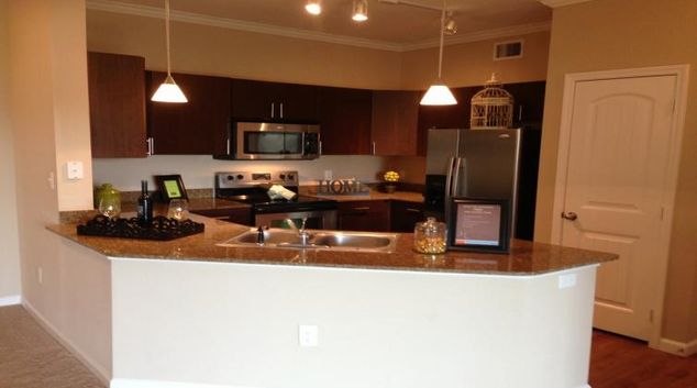 kitchen at Marquis at Canyon Ridge Apartments