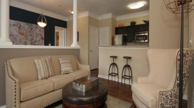 Living Area at McGinnis Ferry Apartment